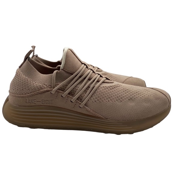 Lane Eight Mens Shoes 9 Trainer AD 1 Dusty Taupe Brown Low Top Athletic Sneakers - Picture 2 of 12